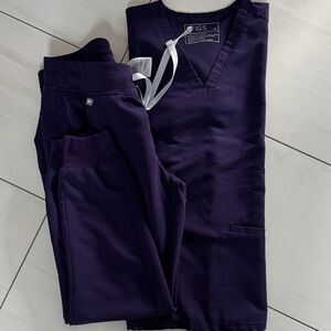 Figs Purple Women's Scrub Pants